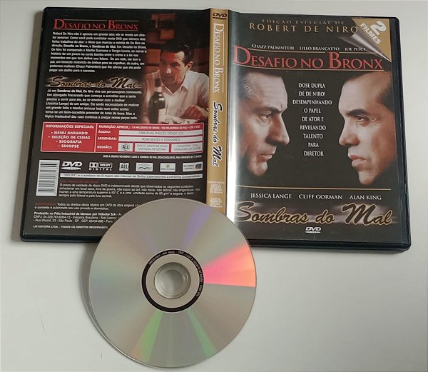 Dvd Desafio no Bronx / Sombras do Mal Editora [seminovo]