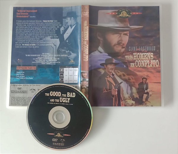 Dvd Três Homens em Conflito Editora (2001) [seminovo]