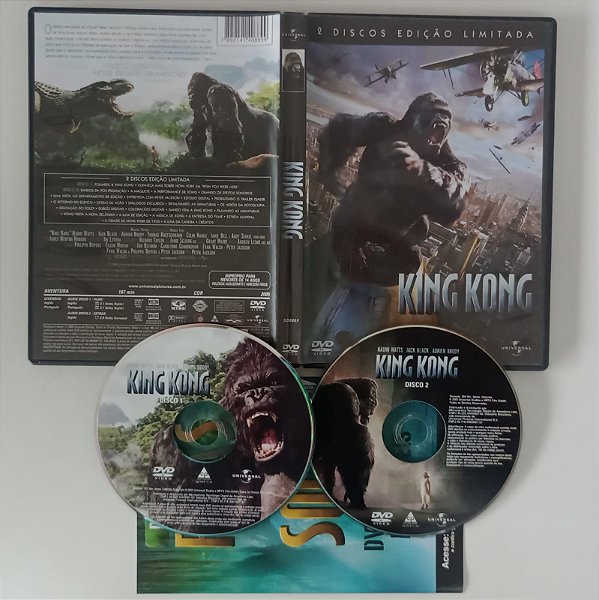 Dvd King Kong (2005) Editora (2006) [seminovo]