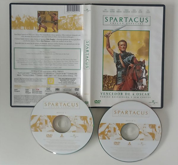 Dvd Spartcus - Edição Especial Editora (2008) [seminovo]