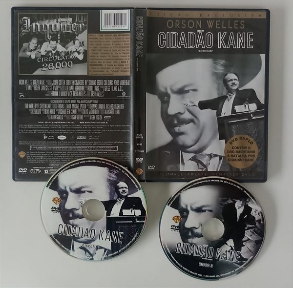 Dvd Cidadão Kane - 2 Discos Editora (2005) [seminovo]