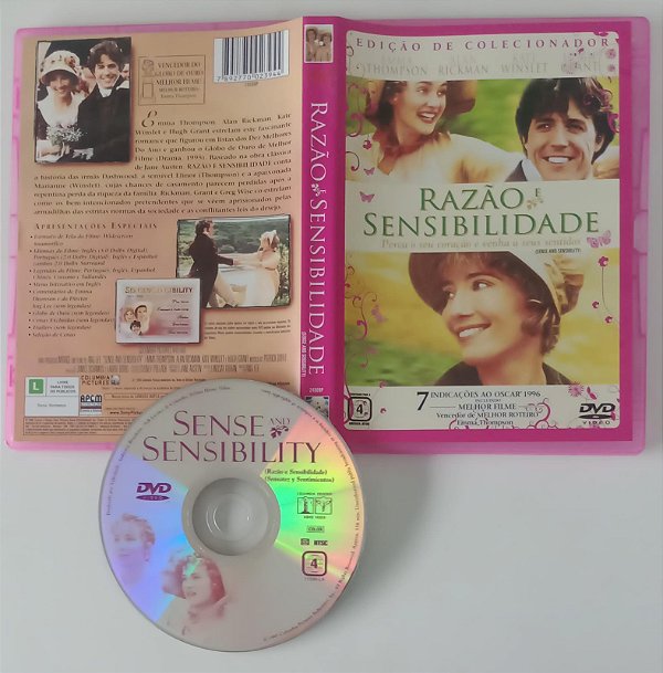 Dvd Razão e Sensibilidade - Edição de Colecionador Editora (2006) [seminovo]