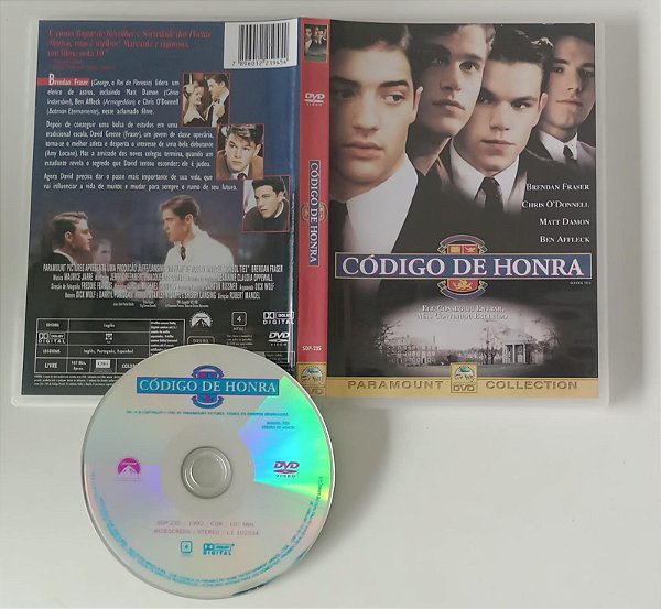 Dvd Código de Honra Editora (2003) [seminovo]