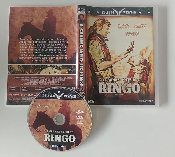 Dvd a Grande Noite de Ringo Editora [seminovo]
