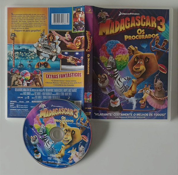 Dvd Madagascar 3 Editora (2012) [usado]