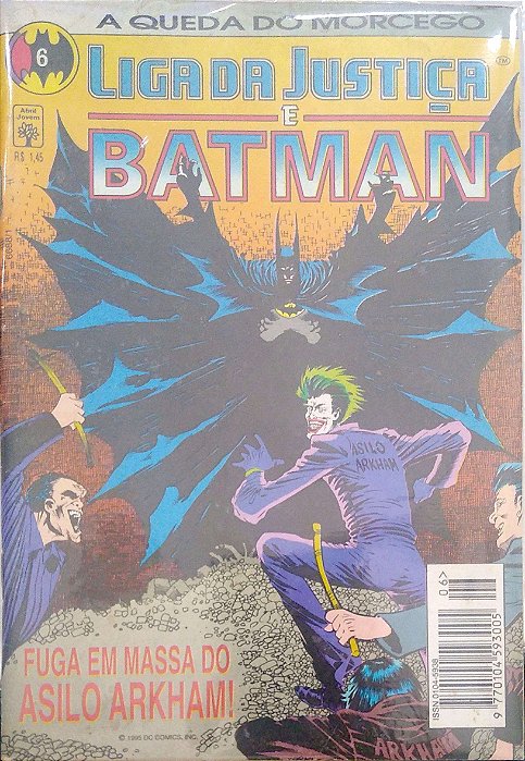 Gibi Liga da Justiça e Batman #6 Autor (1995) [usado]
