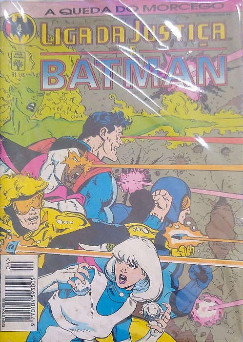Gibi Liga da Justiça e Batman #4 Autor (1994) [usado]