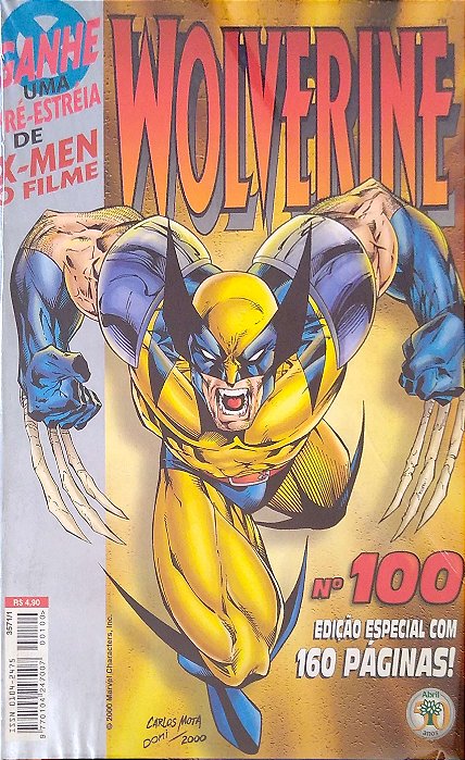 Gibi Wolverine #100 Autor (2000) [usado]