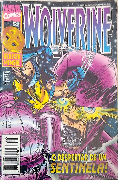Gibi Wolverine #52 Autor (1996) [usado]