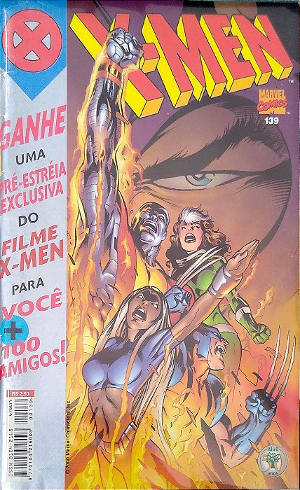 Gibi X-men #139 Autor (2000) [usado]