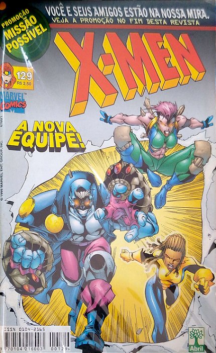 Gibi X-men #129 Autor (1999) [usado]