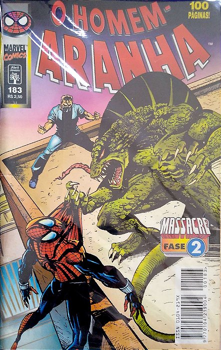 Gibi o Homem-aranha #183 Autor (1998) [usado]