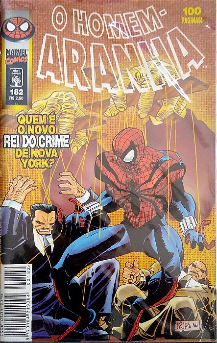 Gibi o Homem-aranha #182 Autor (1998) [usado]