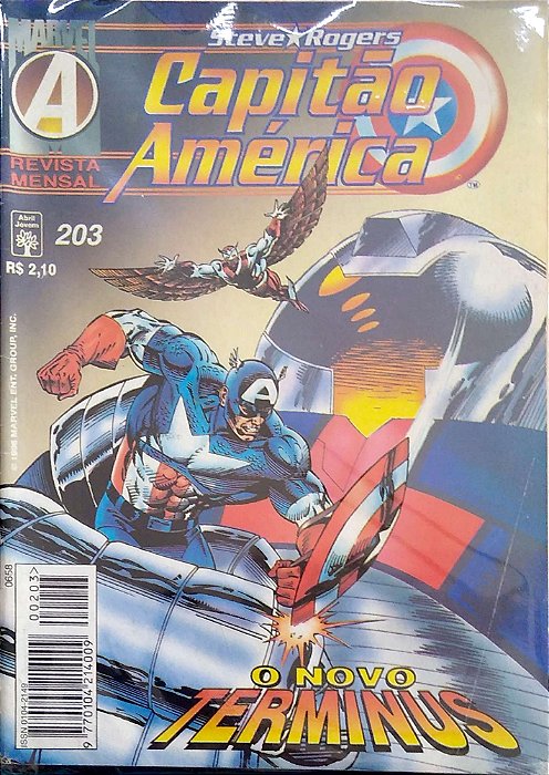 Gibi Capitão América #203 Autor (1996) [usado]
