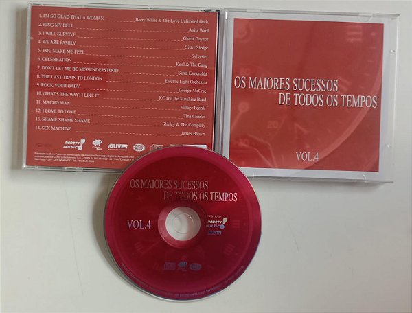 Cd Vol. 4 - os Maiores Sucessos de Todos os Tempos Interprete Vários Artistas [seminovo]