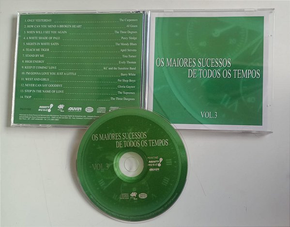 Cd Vol. 3 - os Maiores Sucessos de Todos os Tempos Interprete Vários Artistas [seminovo]