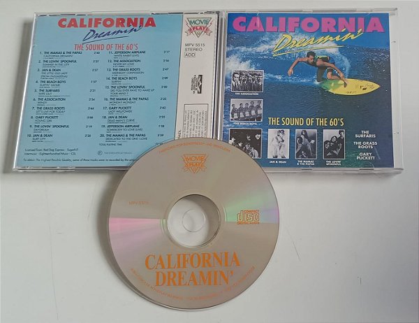 Cd California Dreamin'' Interprete Vários Artistas (1993) [seminovo]