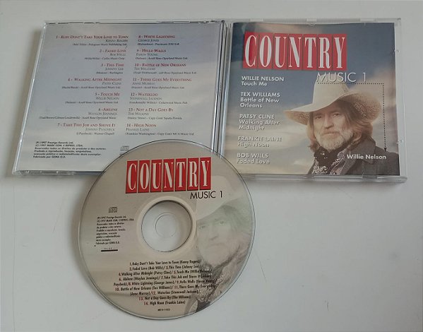 Cd Country Music 1 Interprete Vários Artistas (1997) [usado]