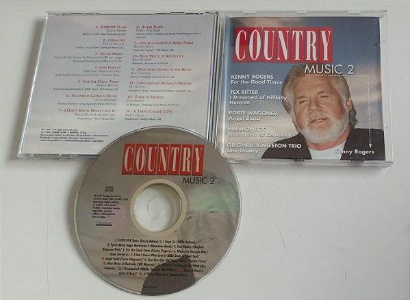 Cd Country Music 2 Interprete Vários Artistas (1997) [seminovo]