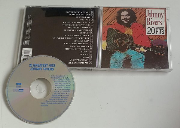 Cd 20 Greatest Hits Interprete Johnny Mathis (1994) [usado]