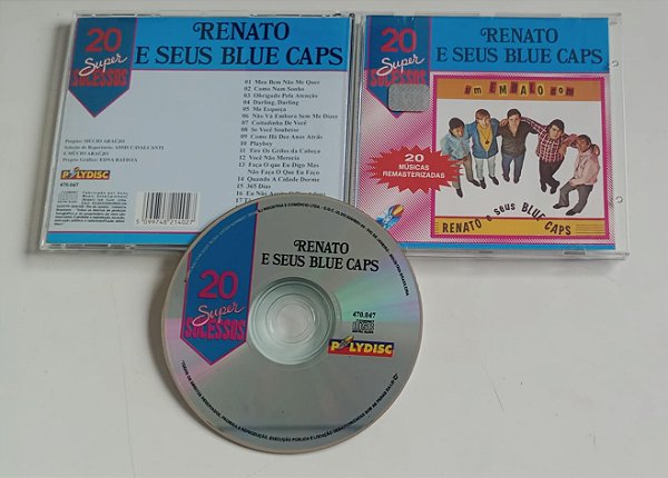 Cd 20 Super Sucessos Interprete Renato e seus Blue Caps [usado]