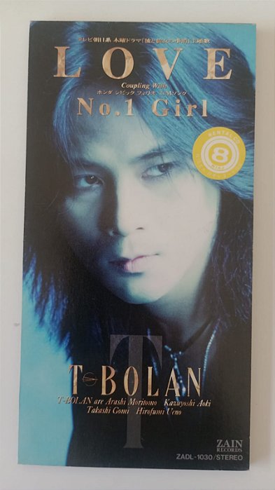 Cd Love / Nº 1 Girl - Mini Cd Single Interprete T-bolan (1994) [usado]