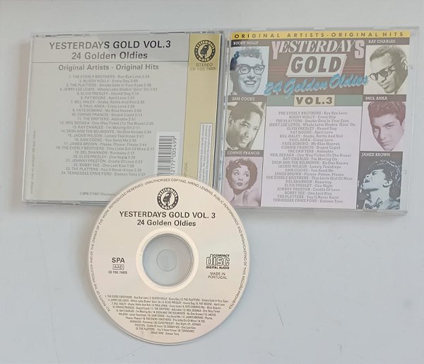 Cd Yesterdays Gold 16 Interprete Vários Artistas (1987) [seminovo]