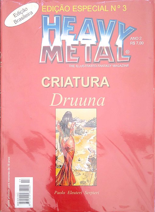 Gibi Heavy Metal Especial #3 Autor (1997) [usado]