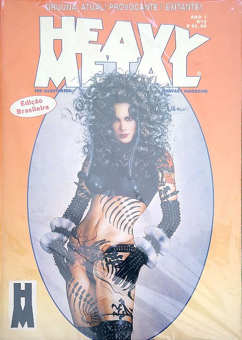 Gibi Heavy Metal Brasil #2 - Ano 1 Autor (1995) [usado]