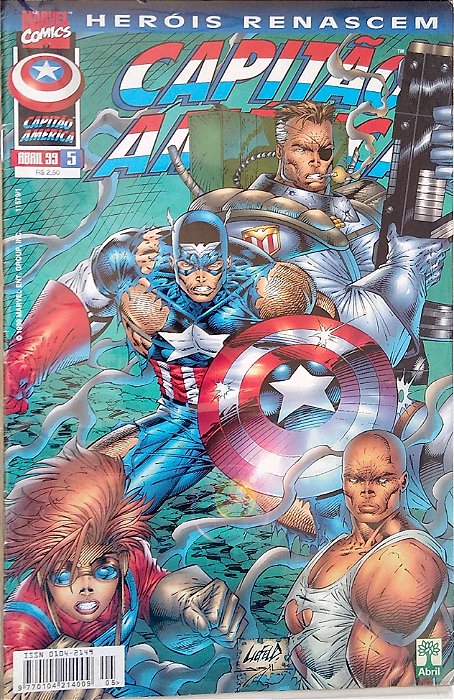 Gibi Heróis Renascem #5 - Capitão América Autor (1999) [usado]