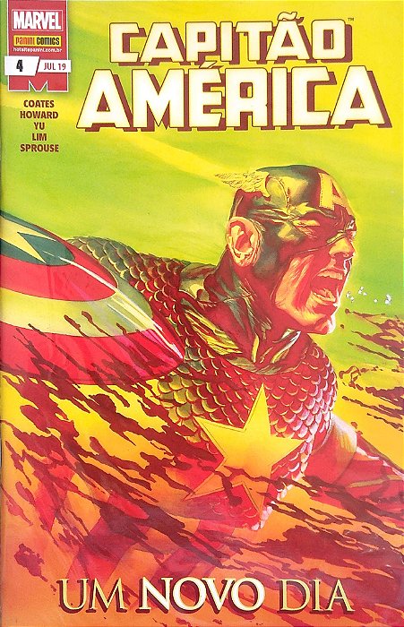 Gibi Capitão América #4 Autor (2019) [usado]