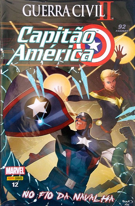 Gibi Guerra Civil 2 - Capitão América #12 Autor (2016) [usado]