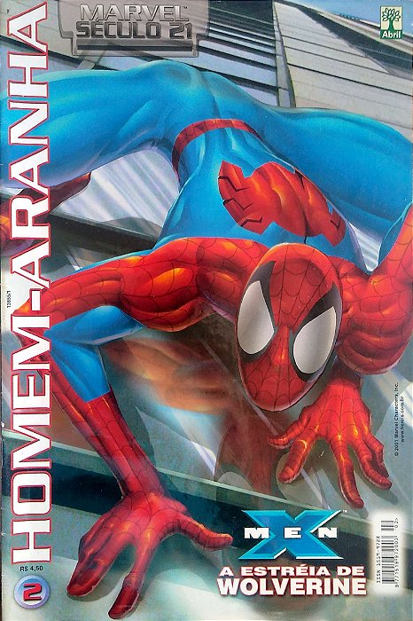 Gibi Marvel Século 21 #2 - Homem Aranha Autor (2001) [usado]