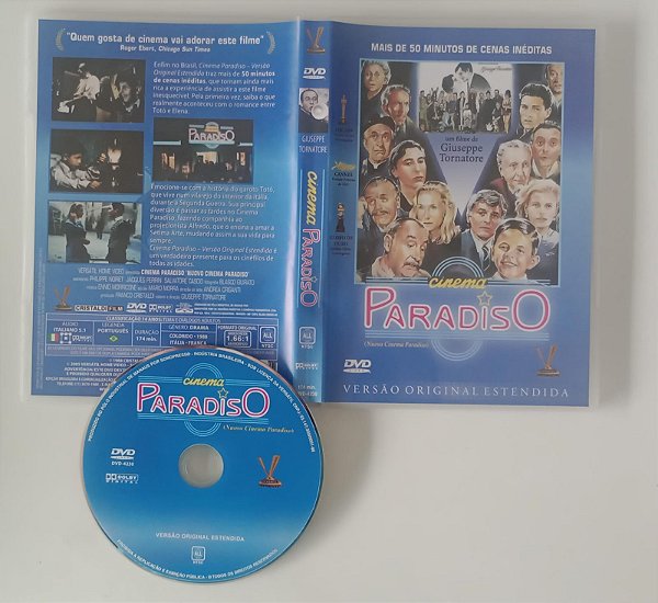 Dvd Cinema Paradiso - Versão Estendida Editora (2005) [seminovo]