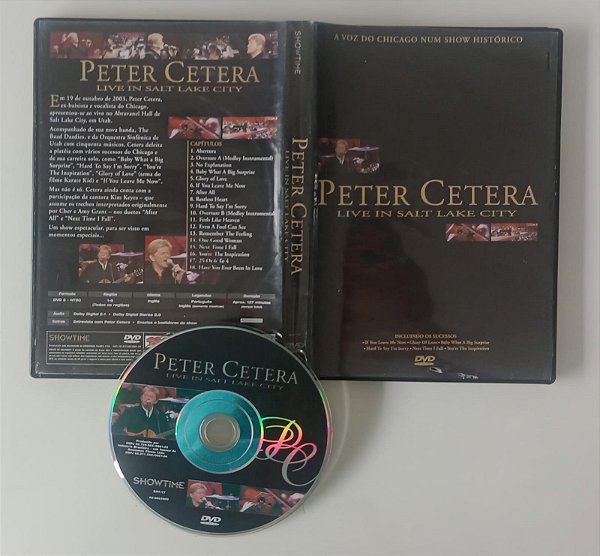 Dvd Peter Cetera - Live In Salt Lake City Editora [seminovo]