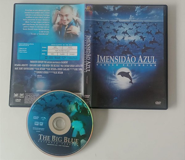 Dvd Imensidão Azul - Versão Estendida Editora (2001) [usado]