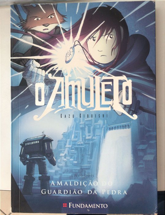 Livro a Maldição do Guardião da Pedra- Livro 2 - o Amuleto Autor Kibuishi, Kazu (2013) [usado]