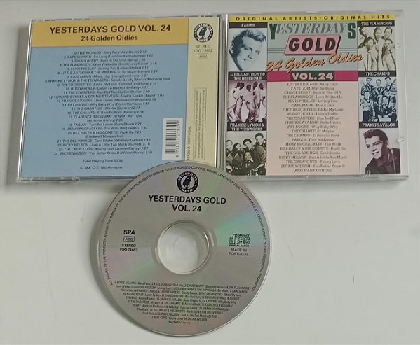 Cd Yesterdays Gold 24 Interprete Vários Artistas (1993) [seminovo]