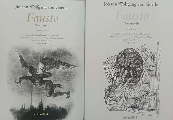 Livro Fausto - 2 Volumes Autor Goethe (2021) [seminovo]
