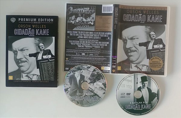 Dvd Cidadão Kane Editora (2015) [seminovo]