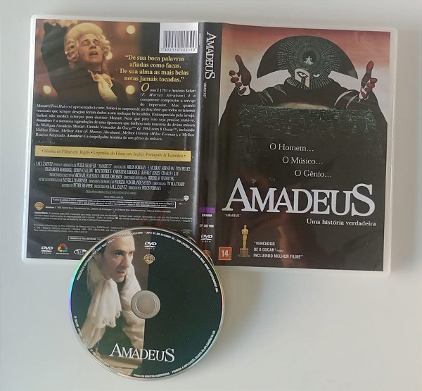 Dvd Amadeus - Uma História Verdadeira Editora (2012) [usado]