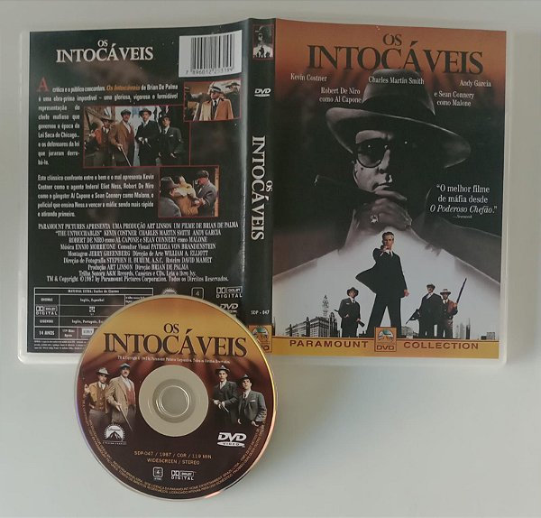 Dvd os Intocáveis Editora (2001) [usado]