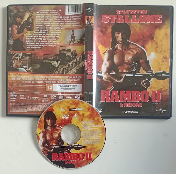 Dvd Rambo 2 Editora (2008) [seminovo]