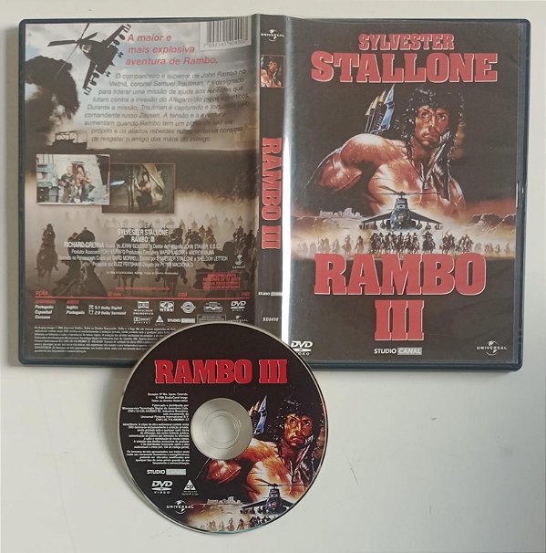 Dvd Rambo 3 Editora (2005) [seminovo]