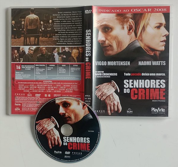 Dvd Senhores do Crime Editora (2007) [seminovo]