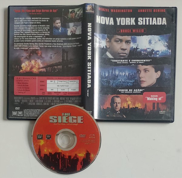 Dvd Nova York Sitiada Editora (2000) [usado]