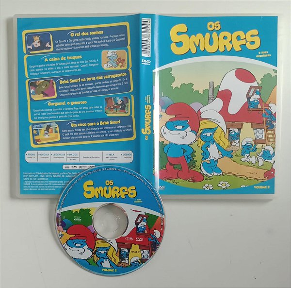 Dvd os Smurfs e suas Aventuras Vol. 2 Editora [seminovo]