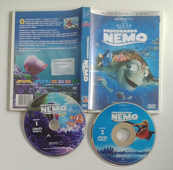 Dvd Procurando Nemo 2 Dvds Editora [usado]