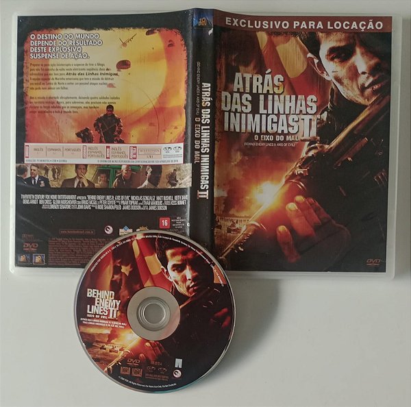 Dvd Atrás das Linhas Inimigas 2 Editora (2007) [seminovo]