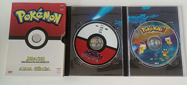 Dvd Pokémon - Jirachi e Deoxys 2 Filmes Editora (2008) [usado]
